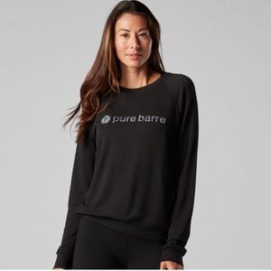Pure Barre Tavi Noir Sweatshirt - NWT